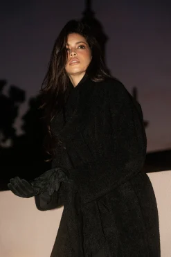 JLUXLABEL Black Jonah Coat