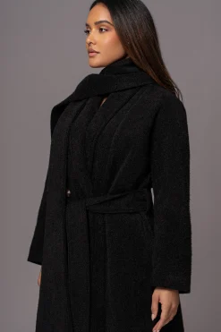 JLUXLABEL Black Jonah Coat