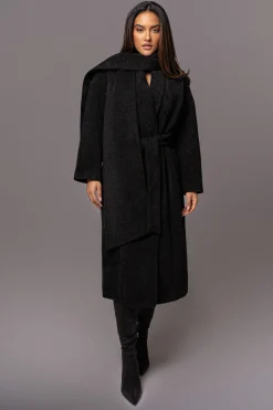 JLUXLABEL Black Jonah Coat