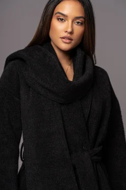 JLUXLABEL Black Jonah Coat