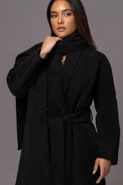JLUXLABEL Black Jonah Coat