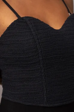 JLUXLABEL Black Lila Bustier