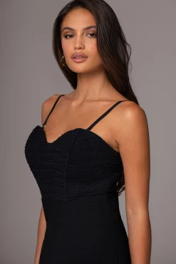 JLUXLABEL Black Lila Bustier