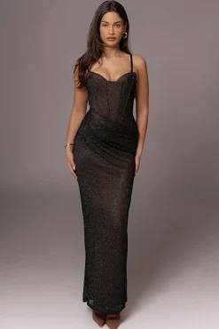 JLUXLABEL Black Lush Life Maxi Dress