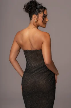 JLUXLABEL Black Lush Life Maxi Dress