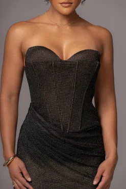 JLUXLABEL Black Lush Life Maxi Dress