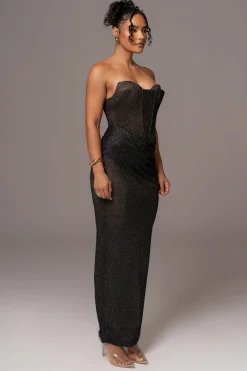 JLUXLABEL Black Lush Life Maxi Dress