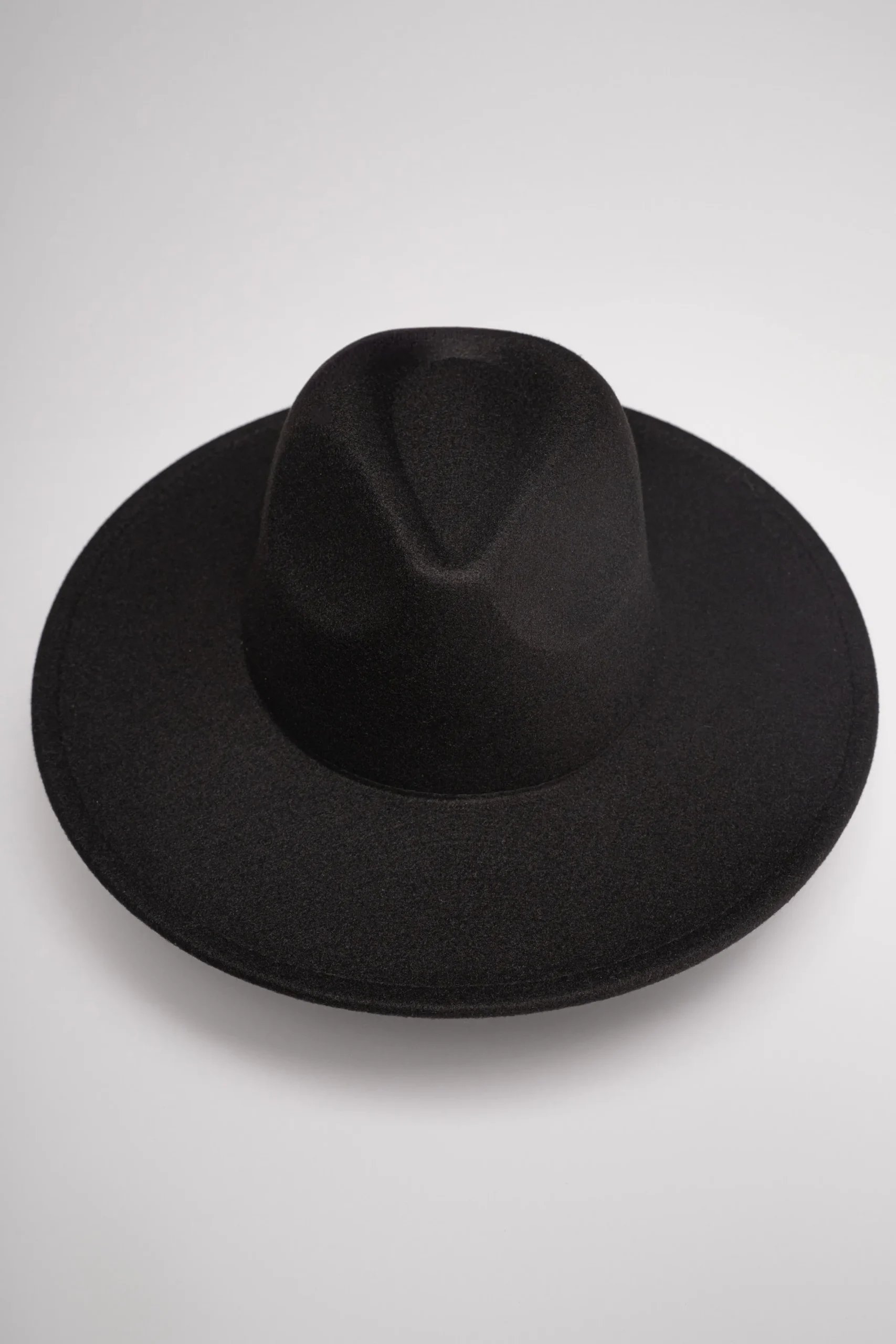 JLUXLABEL Black Margot Felt Hat
