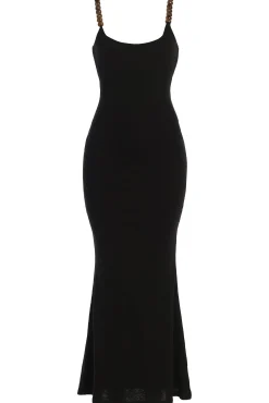JLUXLABEL Black Nautical Escape Maxi Dress