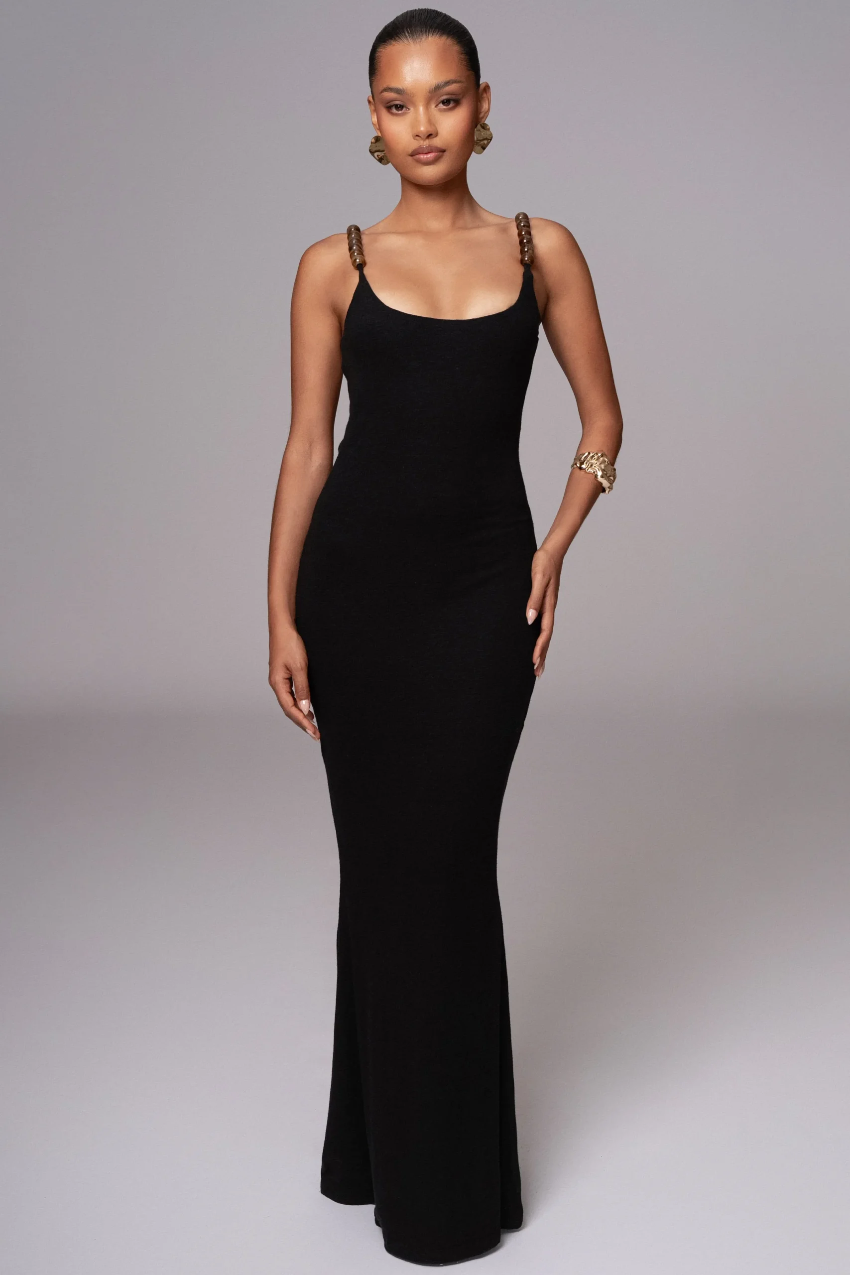 JLUXLABEL Black Nautical Escape Maxi Dress