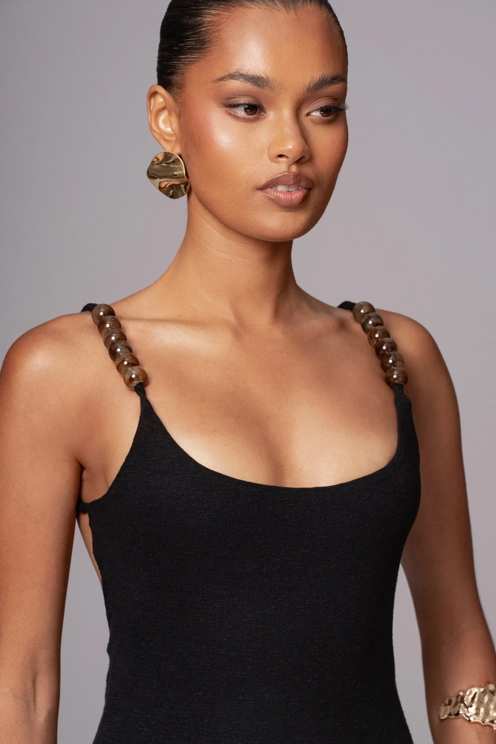 JLUXLABEL Black Nautical Escape Maxi Dress
