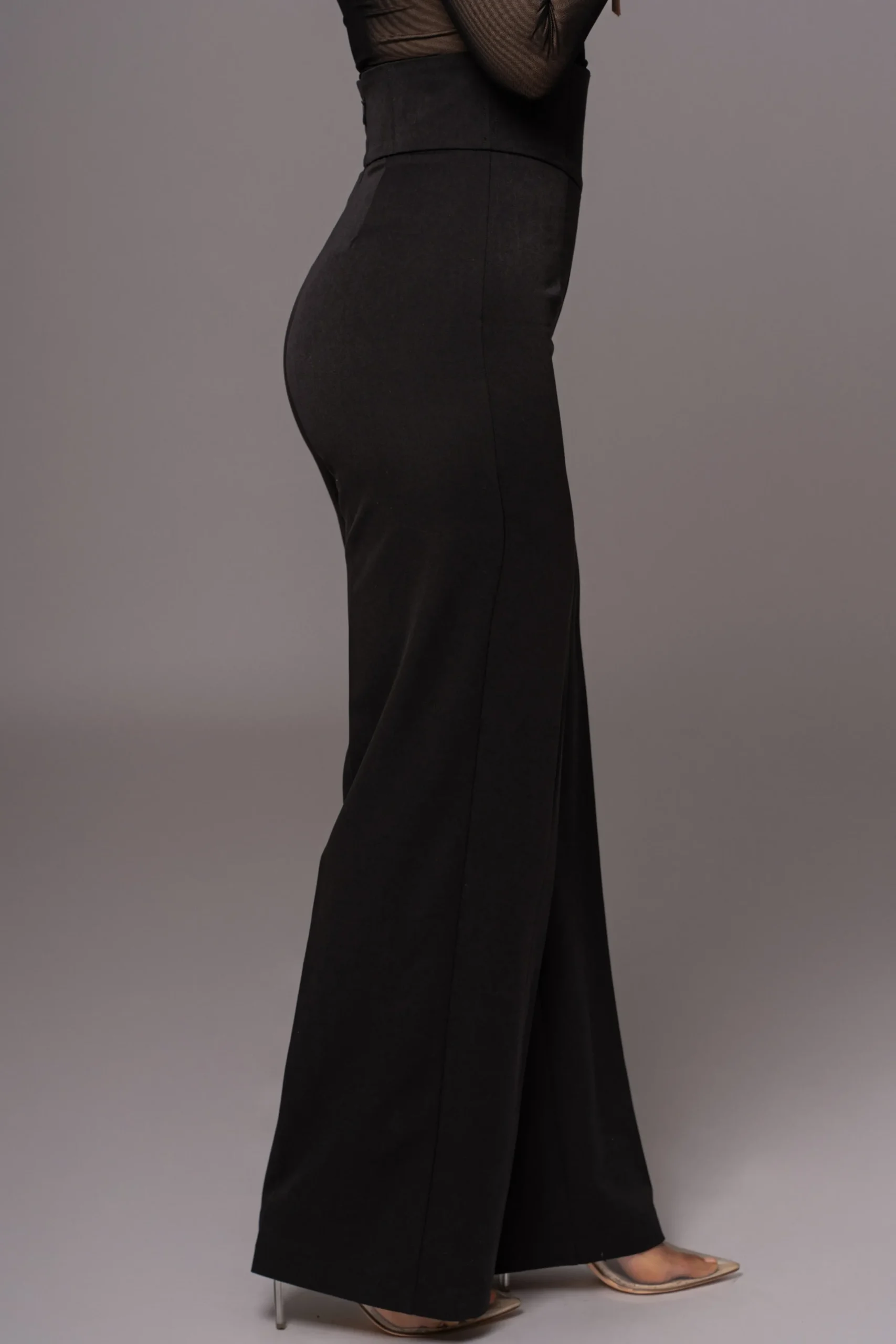JLUXLABEL Black Novena Woven Pants