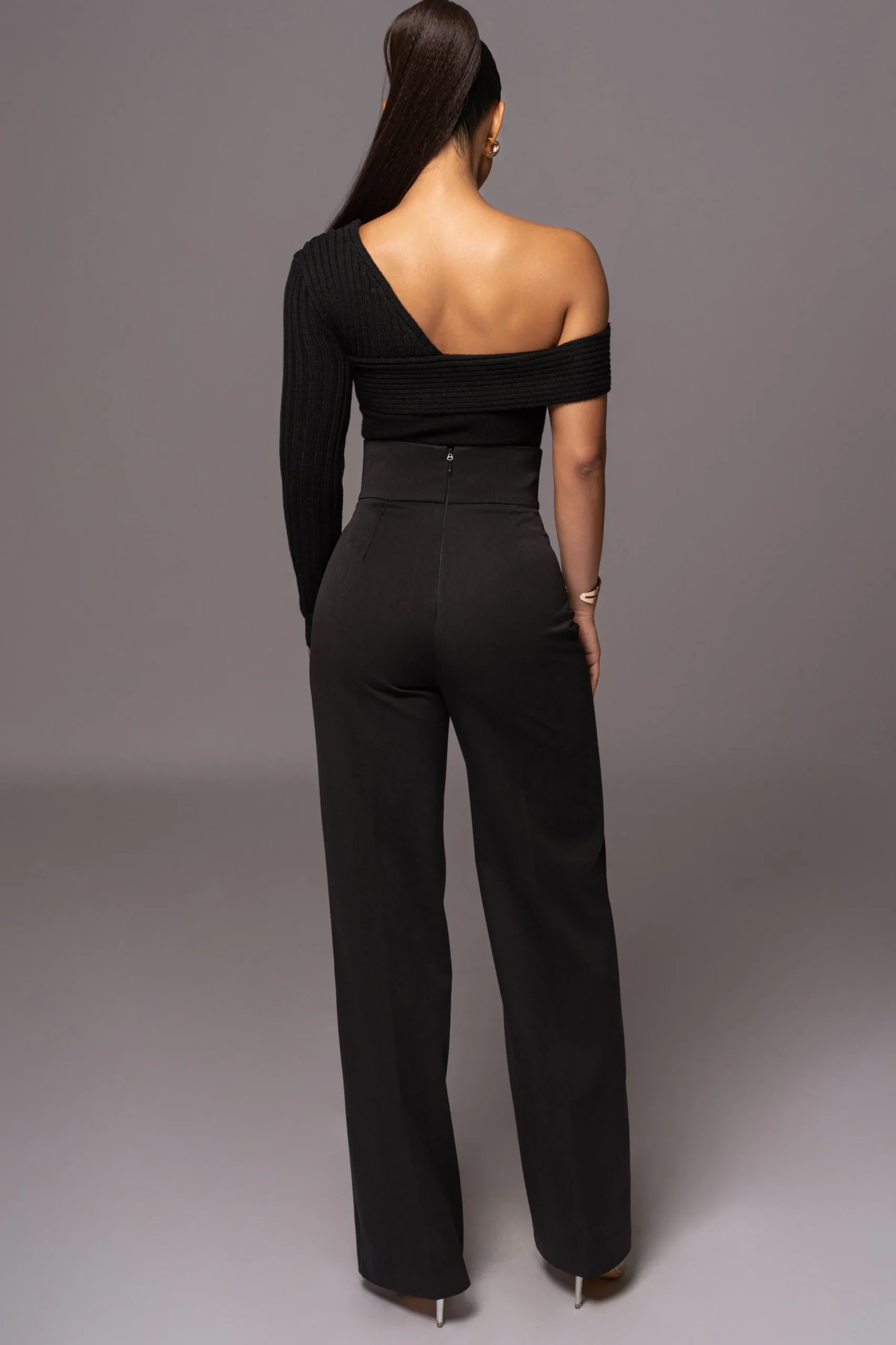 JLUXLABEL Black Novena Woven Pants