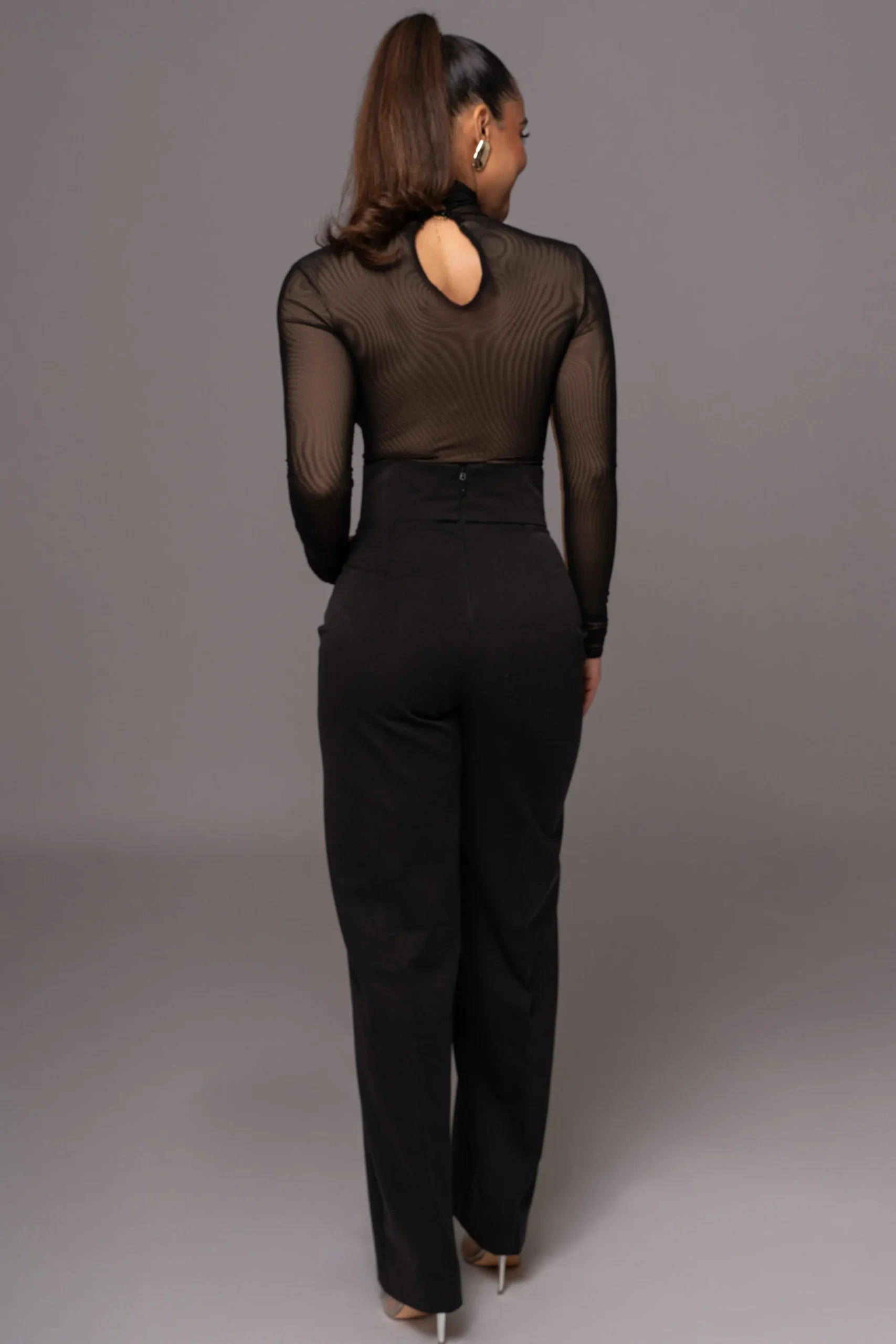 JLUXLABEL Black Novena Woven Pants