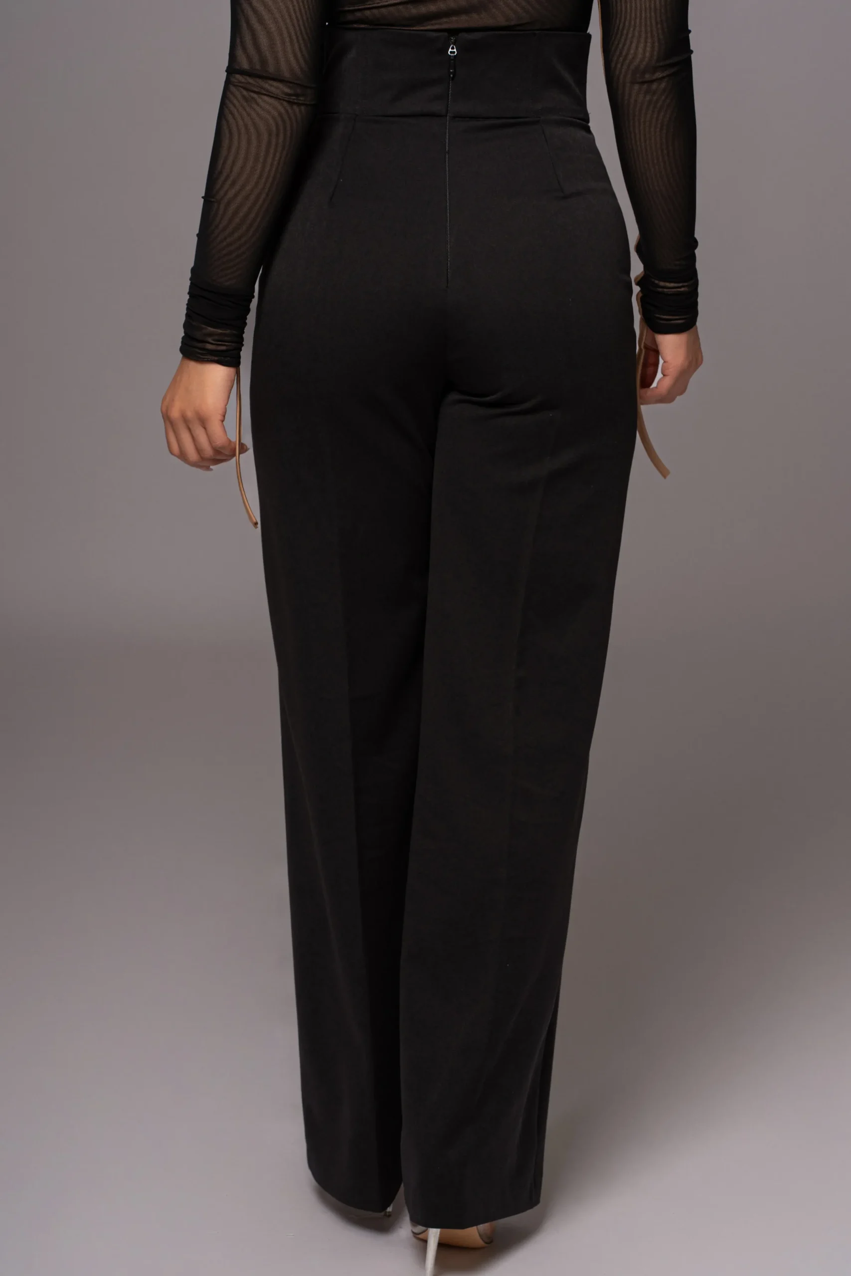 JLUXLABEL Black Novena Woven Pants