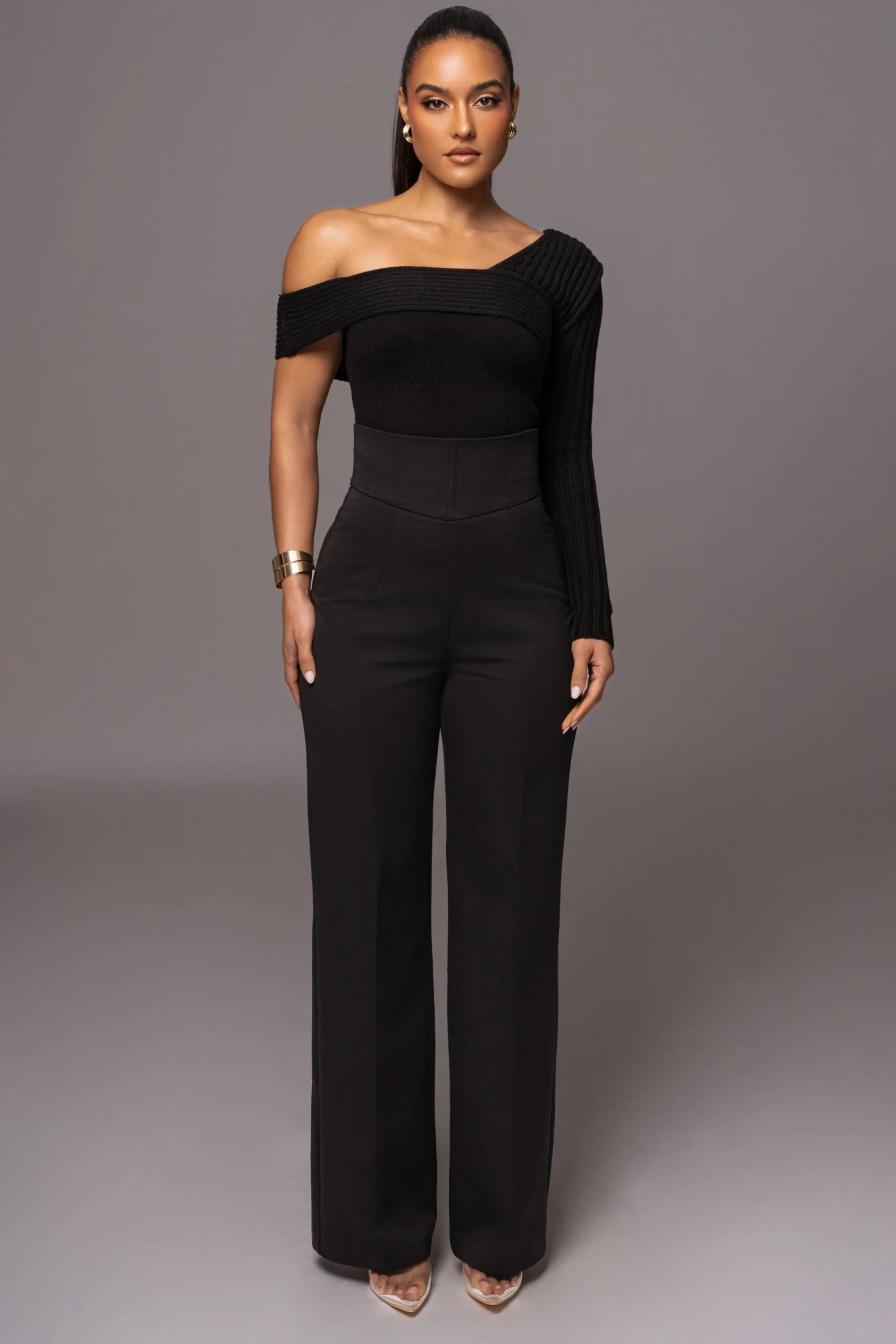 JLUXLABEL Black Novena Woven Pants