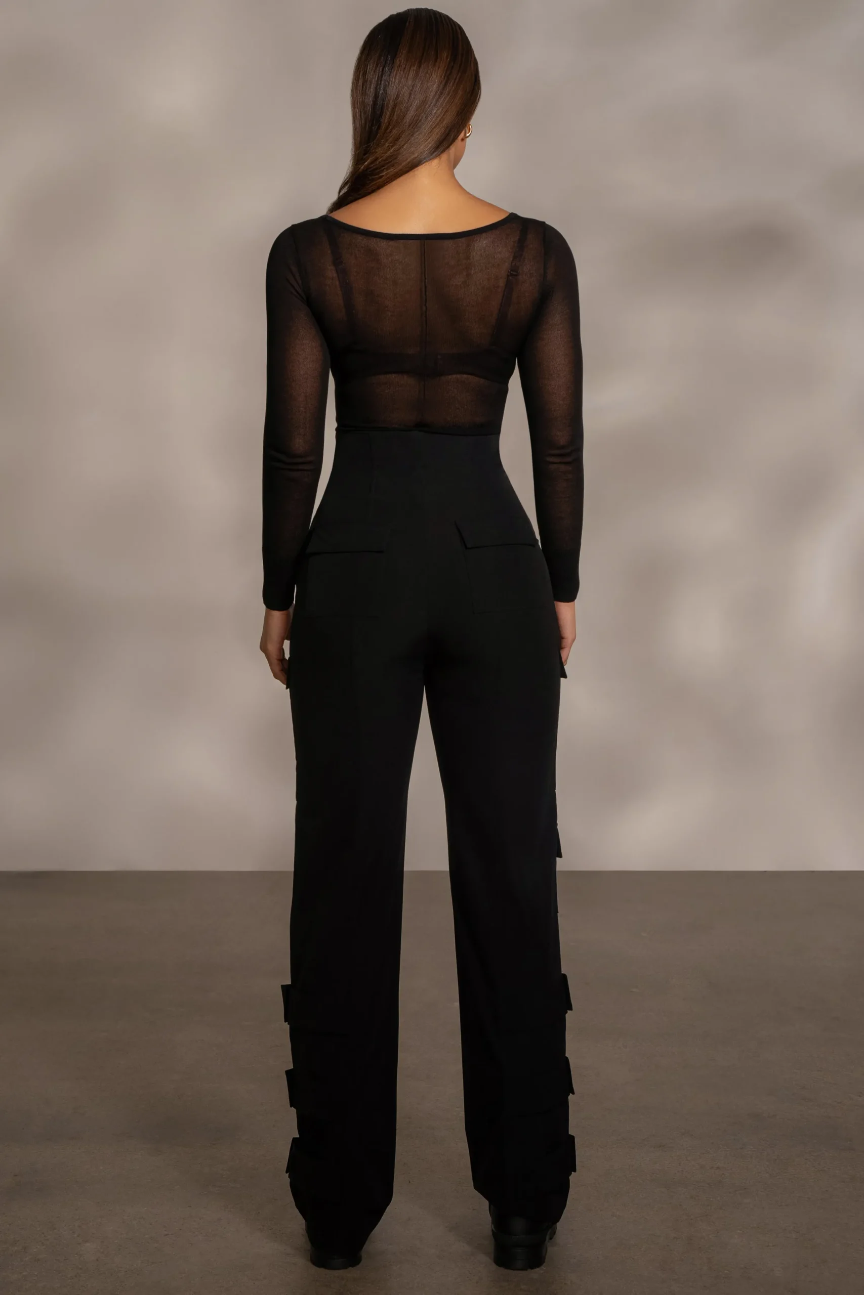 JLUXLABEL Black Nyah Nylon Utility Pants