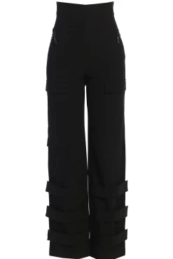 JLUXLABEL Black Nyah Nylon Utility Pants