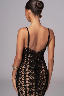 JLUXLABEL Black Odyssey Maxi Dress