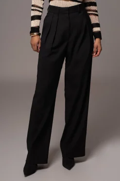 JLUXLABEL Black Power Hour High Waist Trousers