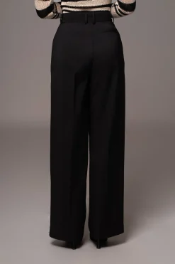 JLUXLABEL Black Power Hour High Waist Trousers