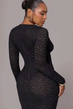 JLUXLABEL Black Reunited Maxi Dress