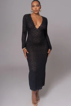 JLUXLABEL Black Reunited Maxi Dress