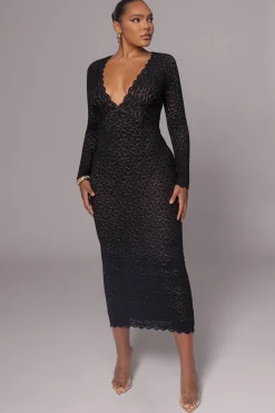 JLUXLABEL Black Reunited Maxi Dress