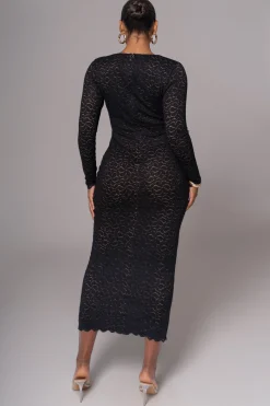 JLUXLABEL Black Reunited Maxi Dress