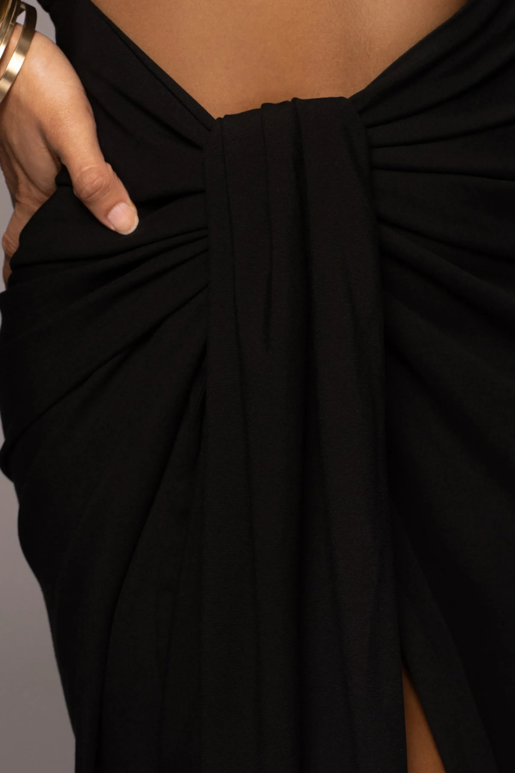 JLUXLABEL Black Sahara Dress