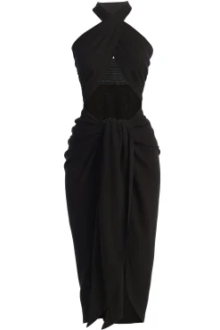 JLUXLABEL Black Sahara Dress