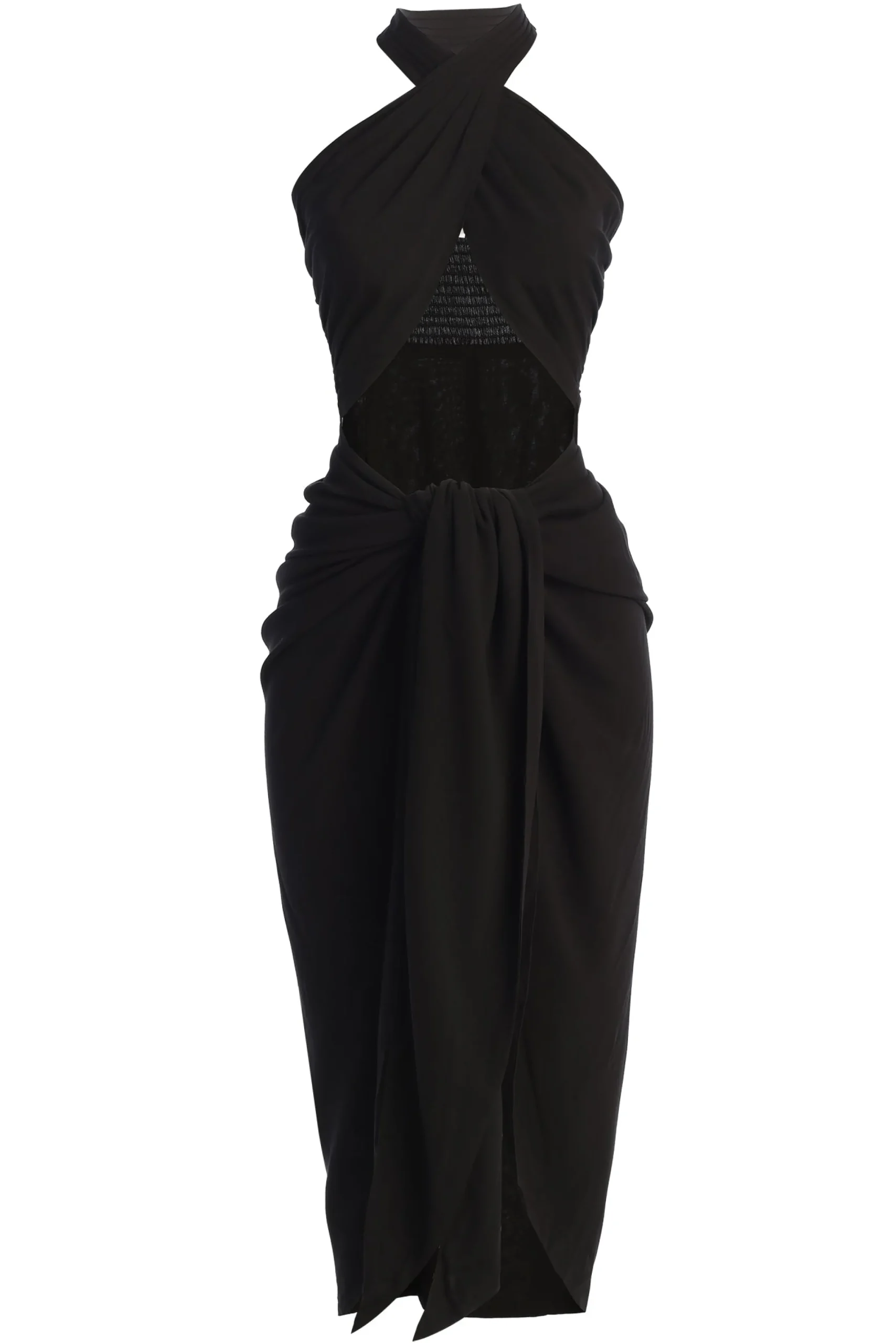 JLUXLABEL Black Sahara Dress