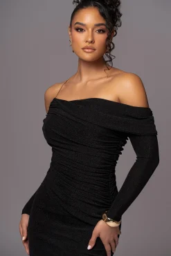 JLUXLABEL Black Serina Maxi Dress
