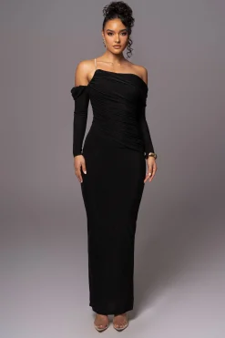 JLUXLABEL Black Serina Maxi Dress