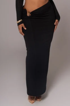 JLUXLABEL Black Summer Romance Cutout Dress