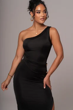 JLUXLABEL Black Surrey Maxi Dress