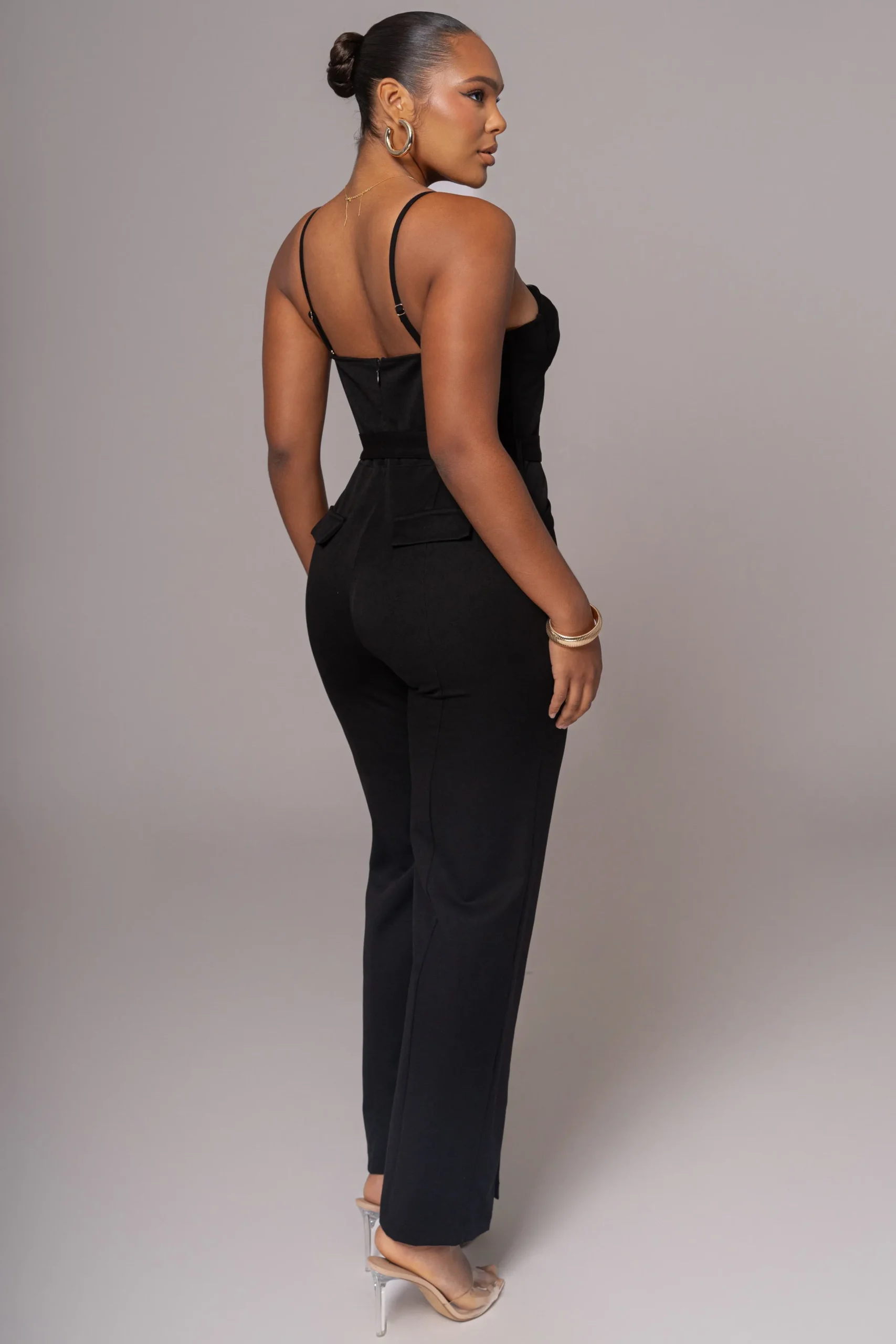 JLUXLABEL Black Sweetheart Aroma Jumpsuit