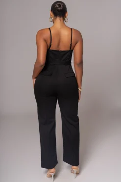 JLUXLABEL Black Sweetheart Aroma Jumpsuit