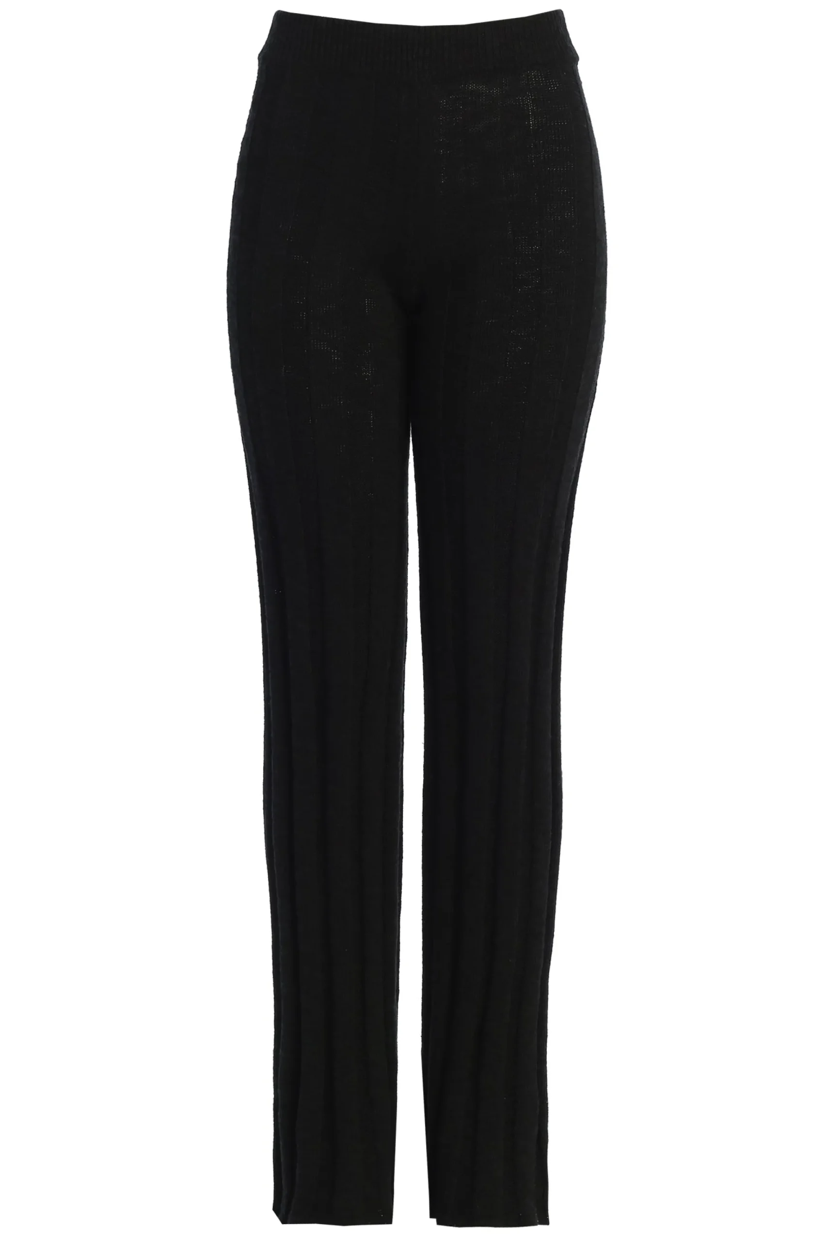 JLUXLABEL Black Take A Chance Ribbed Pant Set