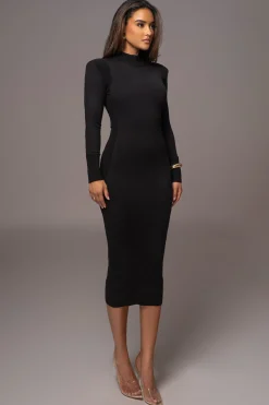 JLUXLABEL Black Under Your Spell Dress