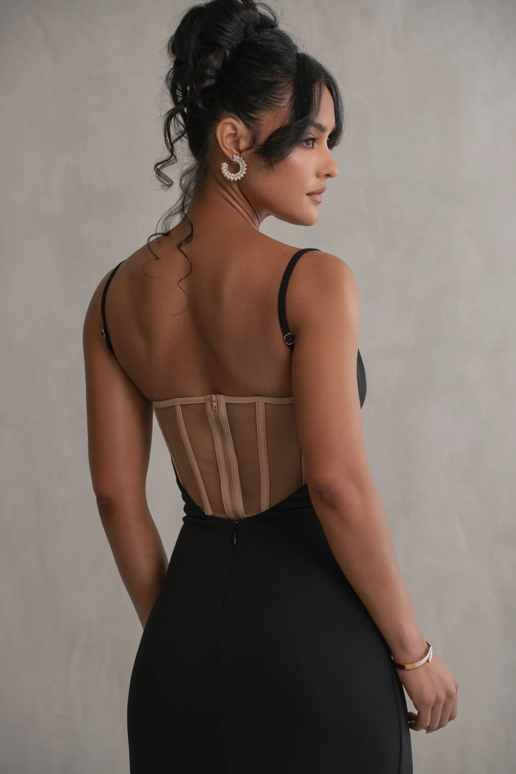 JLUXLABEL Black Until Forever Maxi Dress