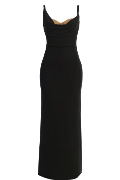 JLUXLABEL Black Until Forever Maxi Dress