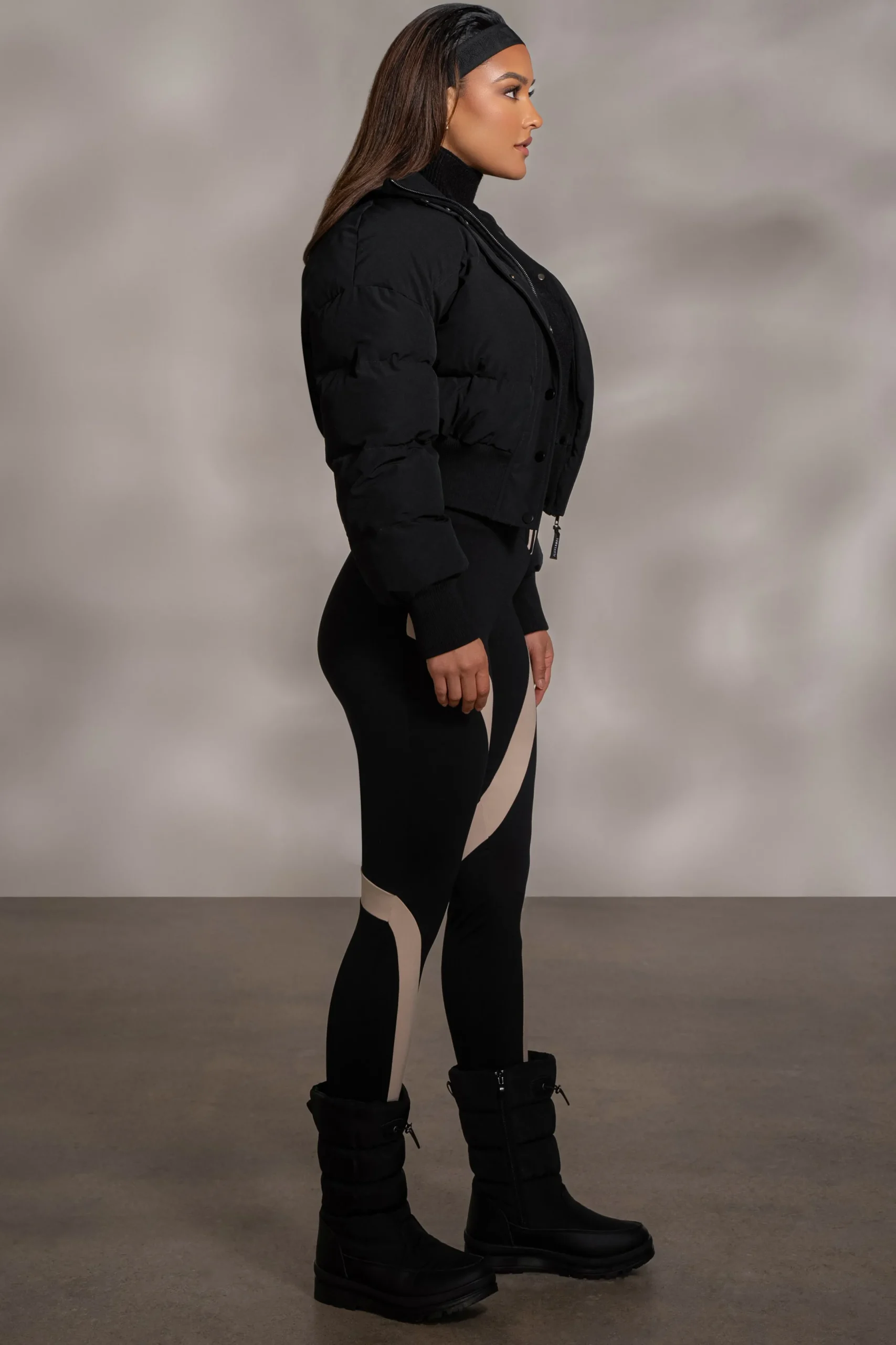 JLUXLABEL Black Valen High Waisted Leggings