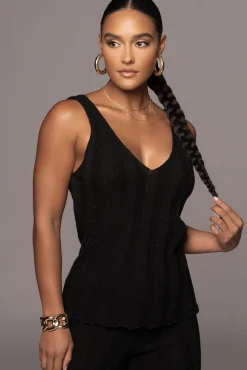 JLUXLABEL Black West Bound Sweater Set