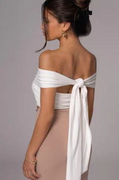 JLUXLABEL Black/Beige Dominic Reversible Maxi Dress