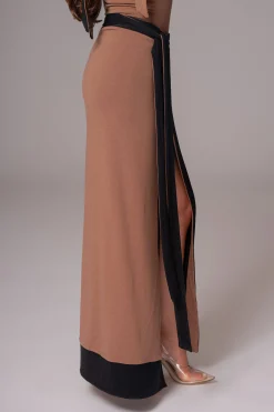 JLUXLABEL Black/Pecan Kamie Reversible Skirt Set