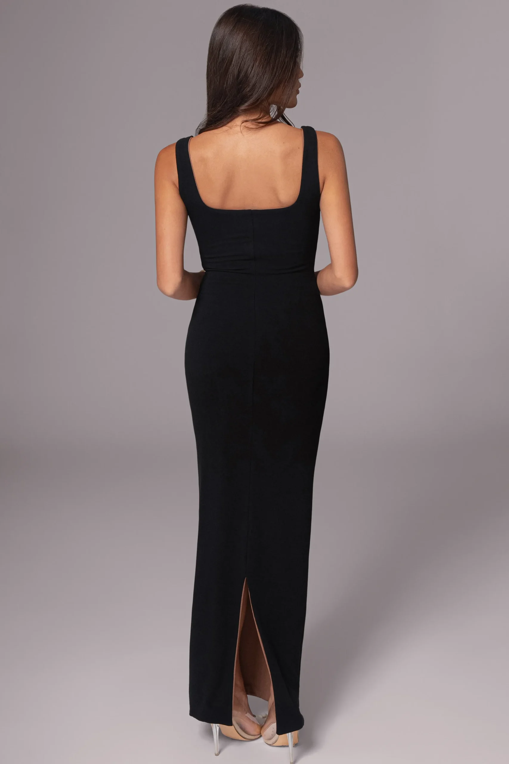 JLUXLABEL Black/Pecan Keidi Reversible Maxi Dress