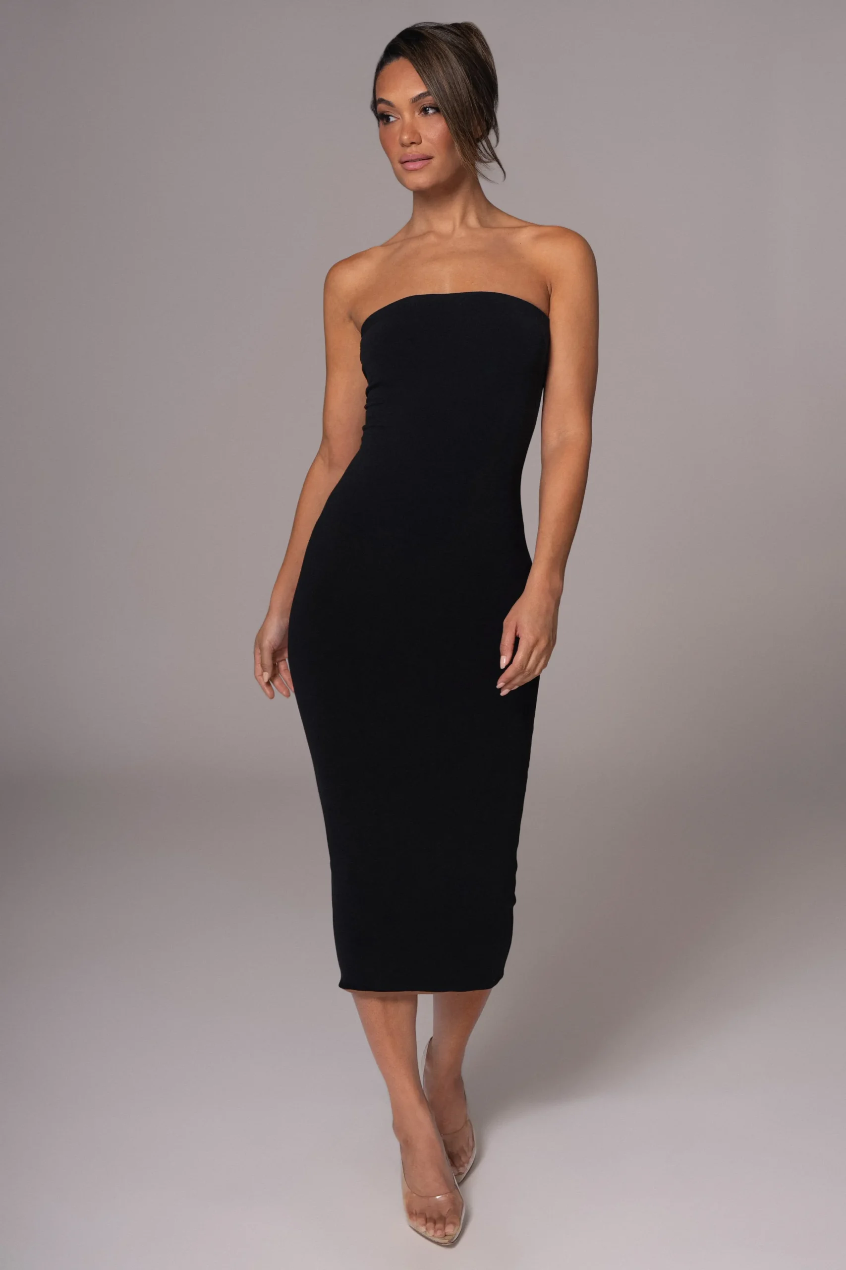 JLUXLABEL Black/Pecan Shelley Reversible Maxi Dress