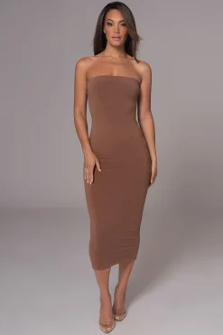 JLUXLABEL Black/Pecan Shelley Reversible Maxi Dress