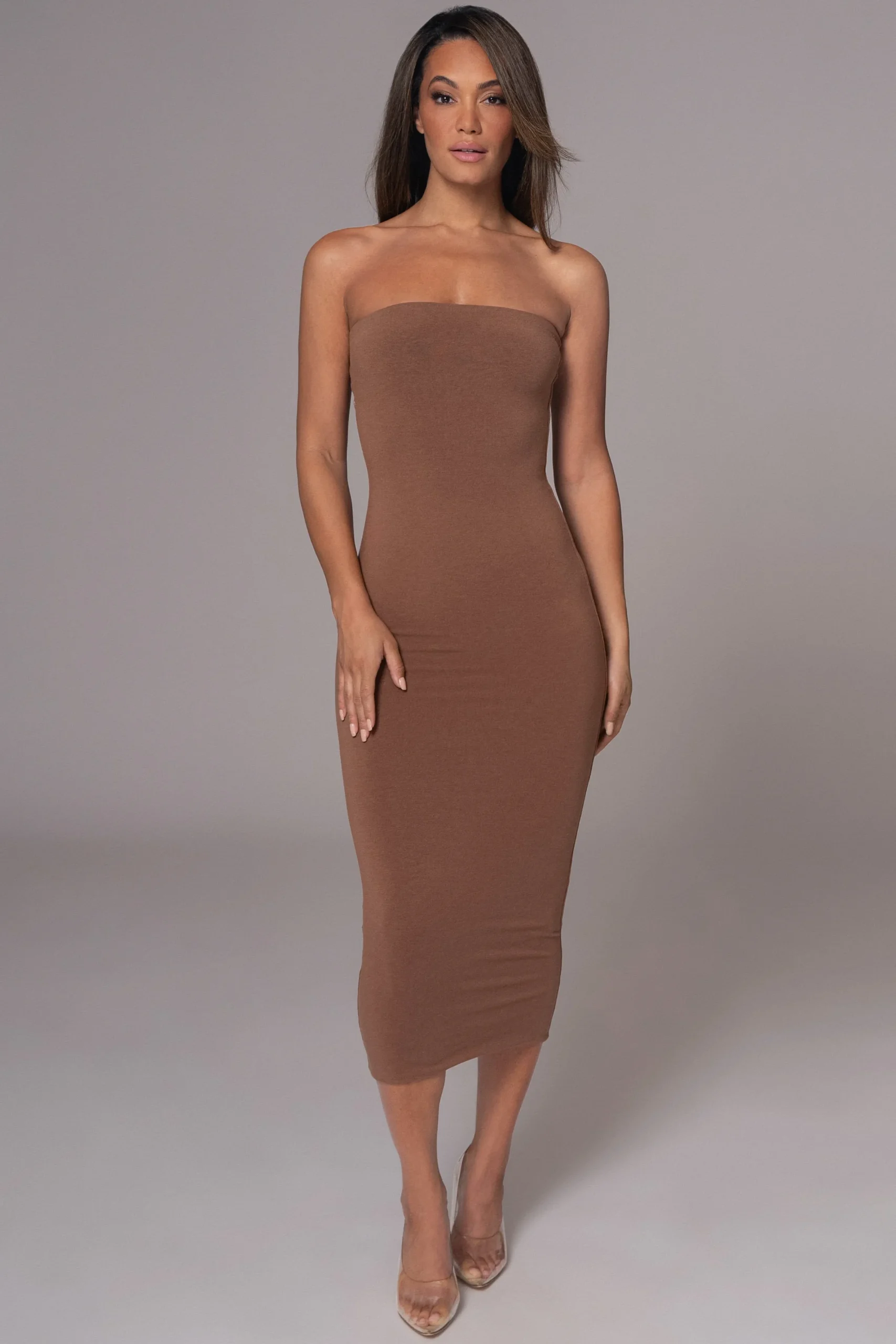 JLUXLABEL Black/Pecan Shelley Reversible Maxi Dress